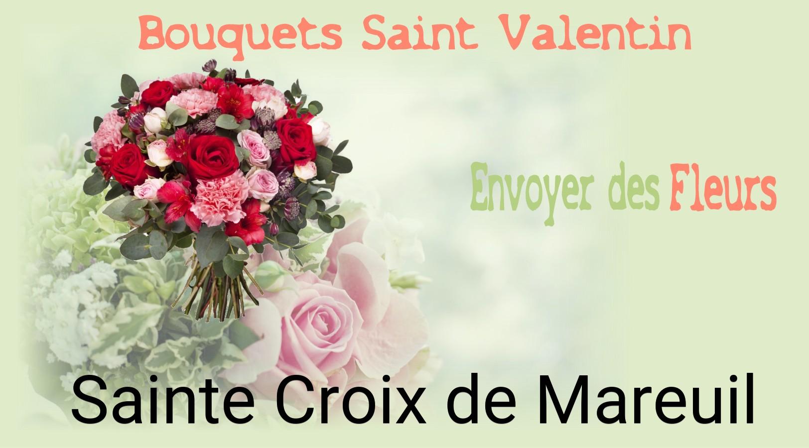 Roses de Saint-Valentin livrées à Sainte-Croix-de-Mareuil